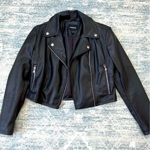 Express faux leather jacket